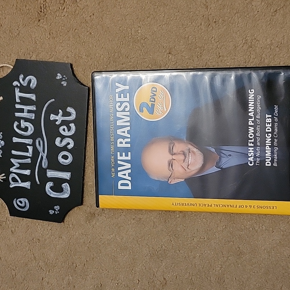 Dave Ramsey 2 DVD Set New Cash Flow Planning Dumping Debt